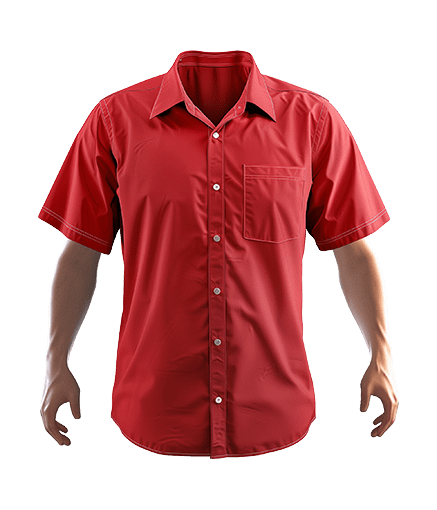 chemise rouge