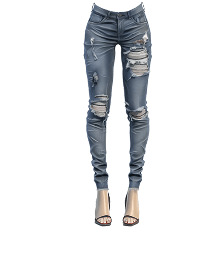 pantalon en velours rouge